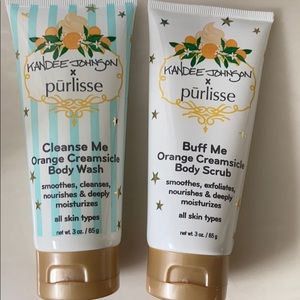 Body wash and scrub Creamsicle